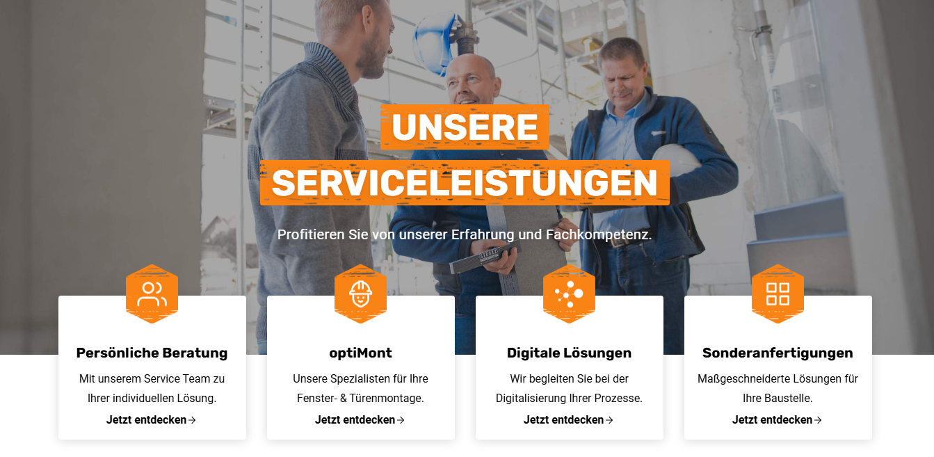 Beispielmotiv für einen persönlichen Haustüren-Partnerauftritt
